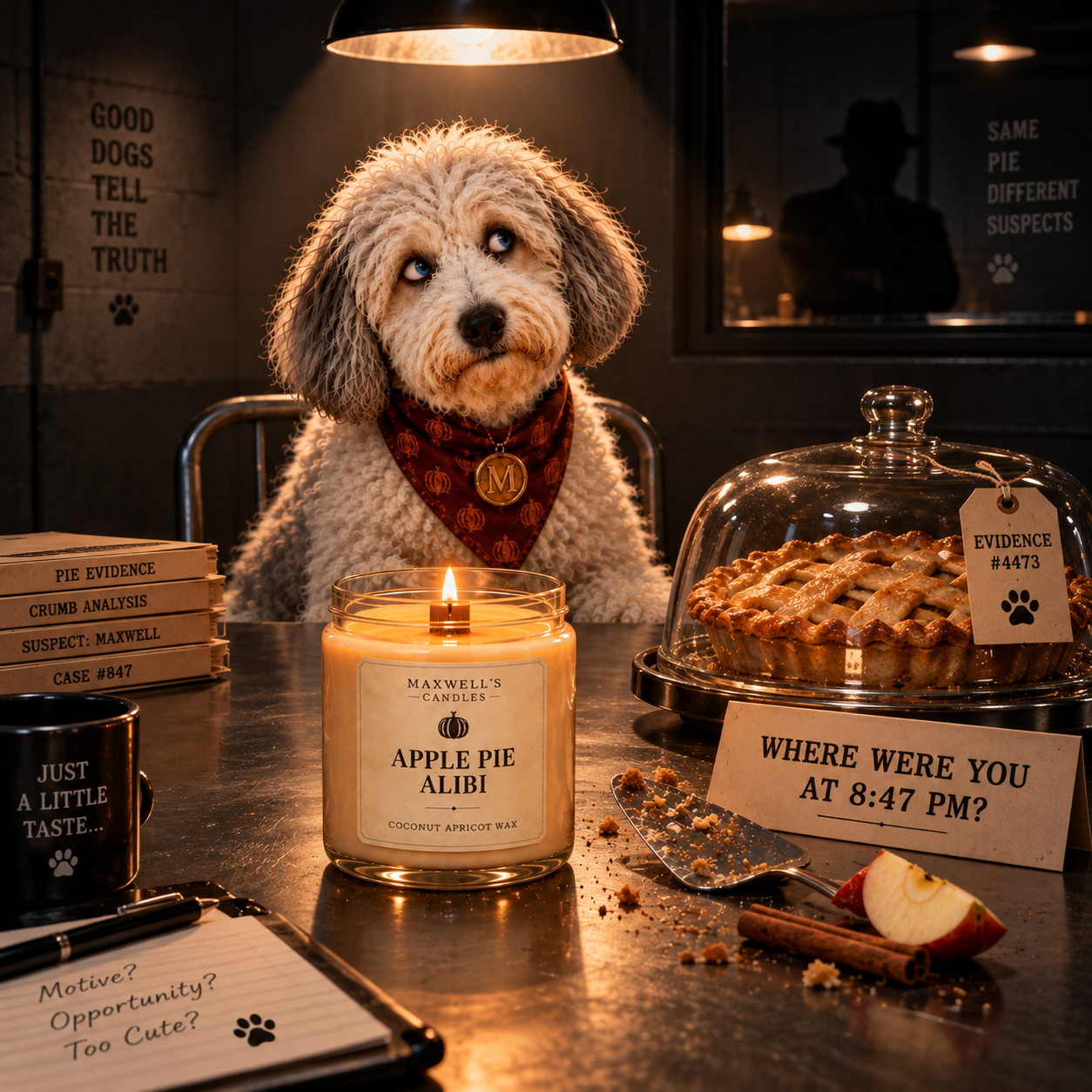 Maxwell with Apple Pie Alibi