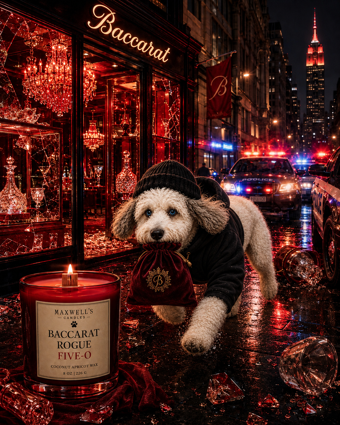 Maxwell with Baccarat Rogue Five-O