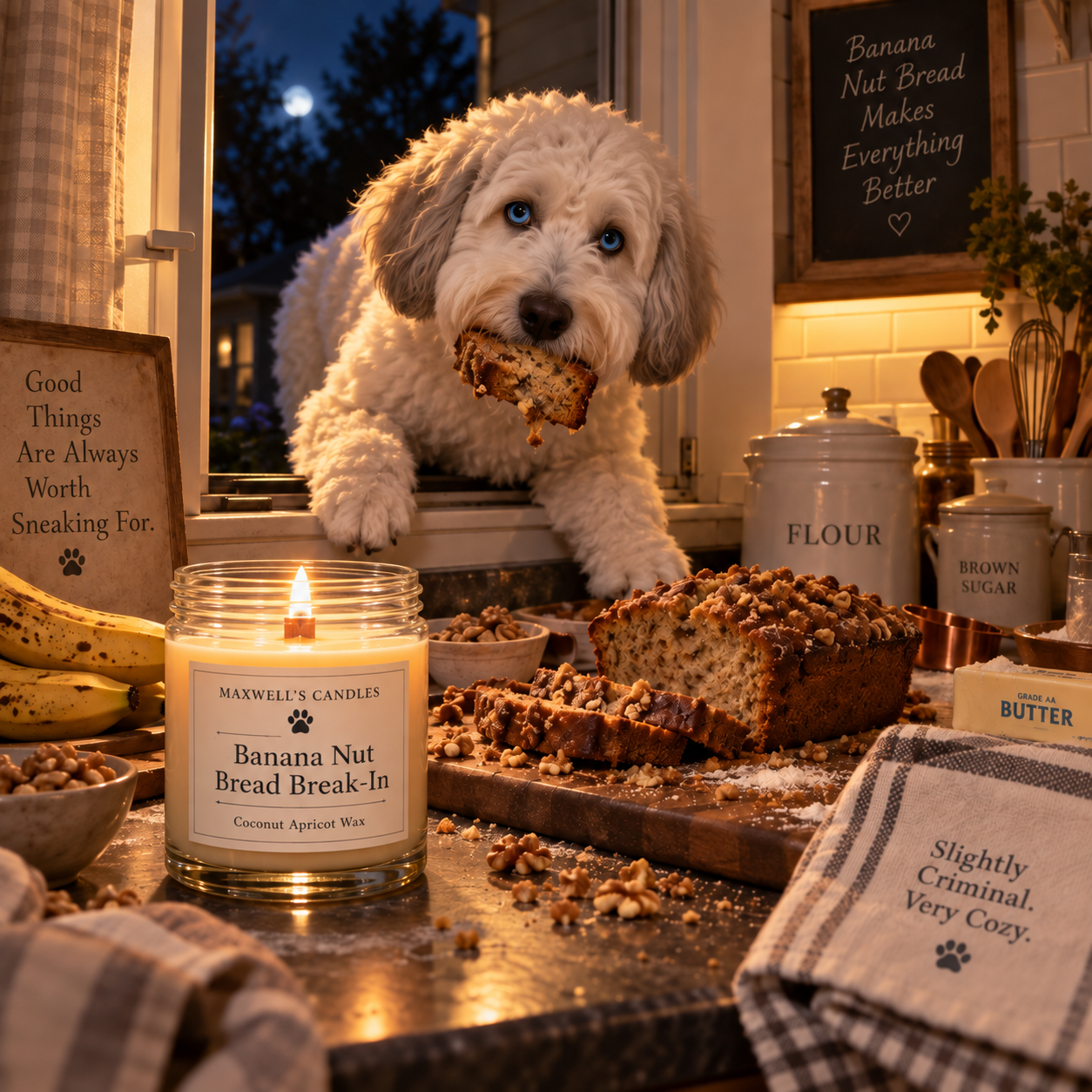 Maxwell with Banana Nut Bread Break-In