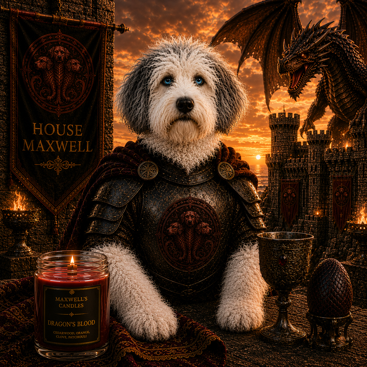 Maxwell with Dragon's Blood