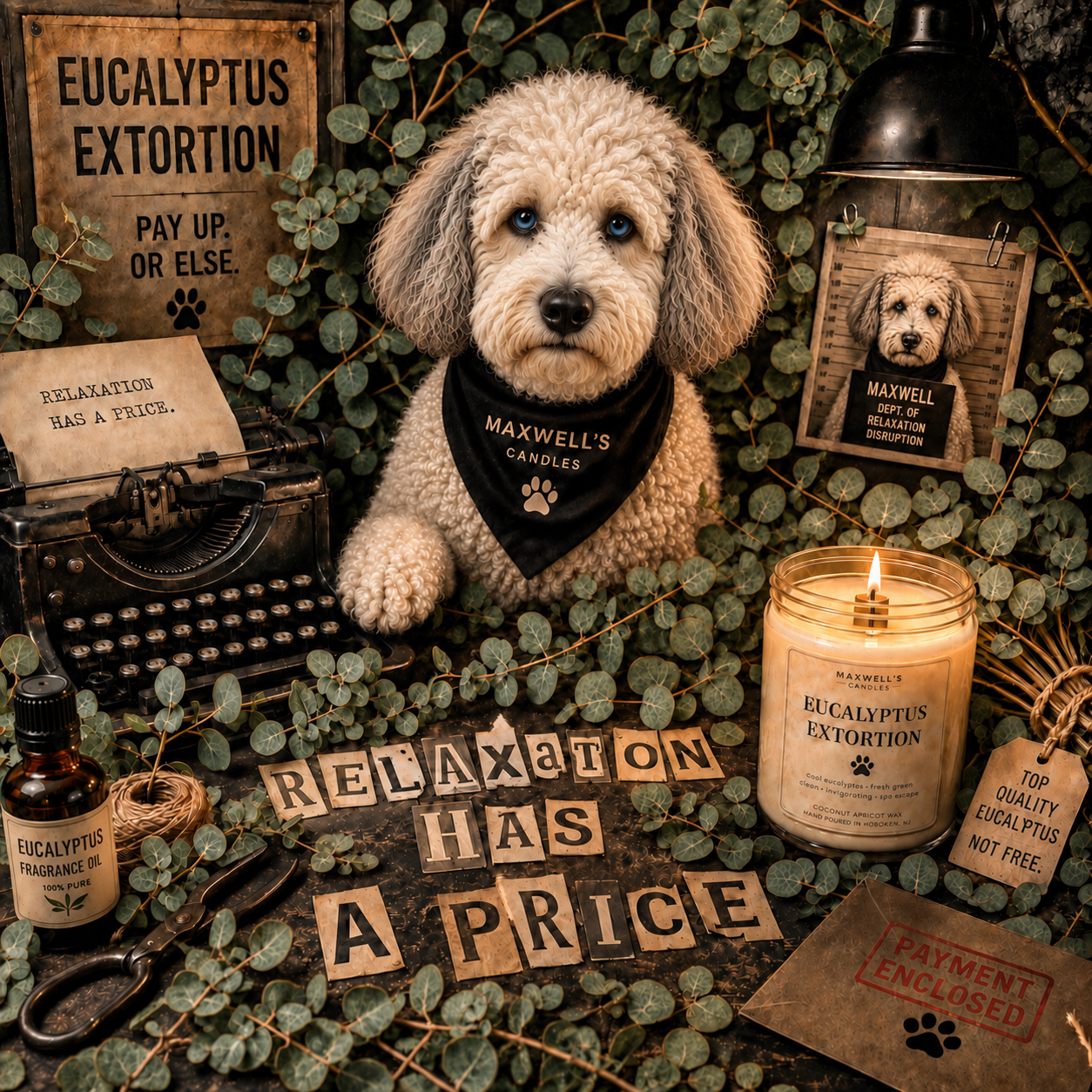 Maxwell with Eucalyptus Extortion