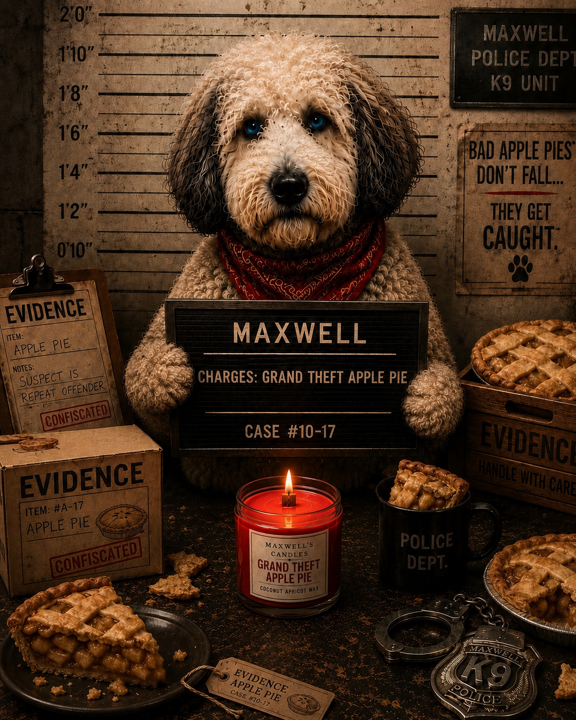 Maxwell with Grand Theft Apple Pie
