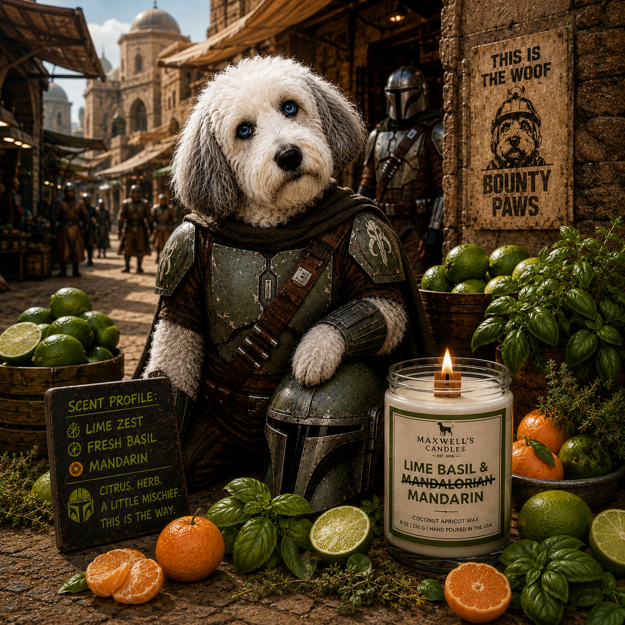 Maxwell with Lime Basil & Mandarin