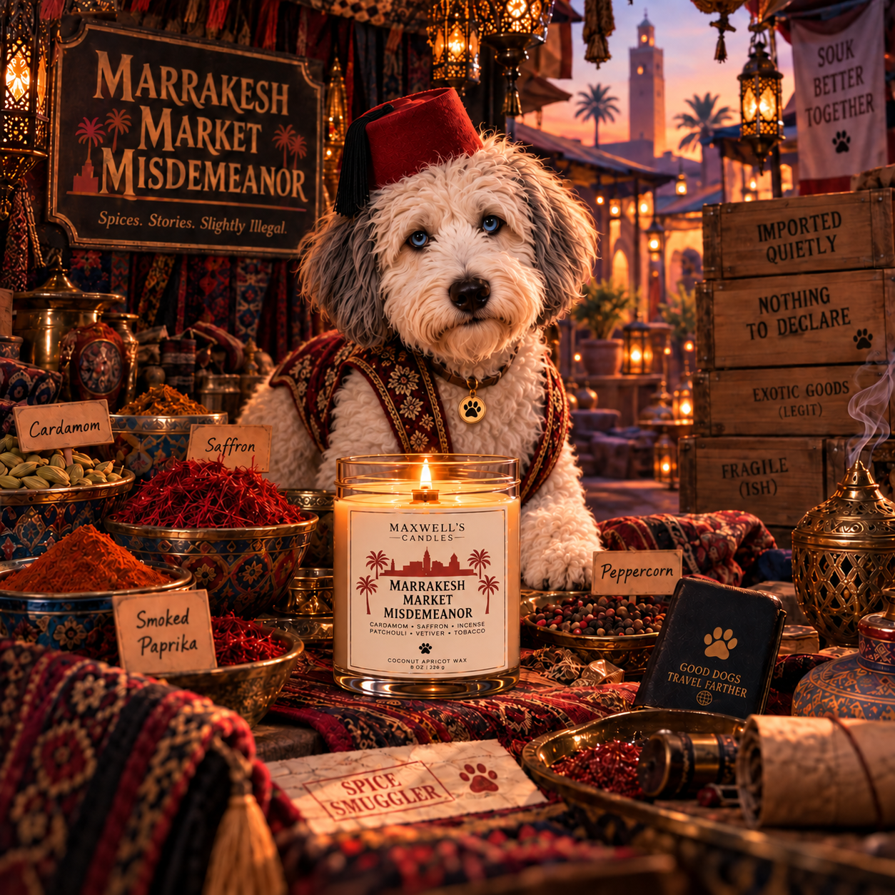 Maxwell with Marrakesh Market Misdemeanor