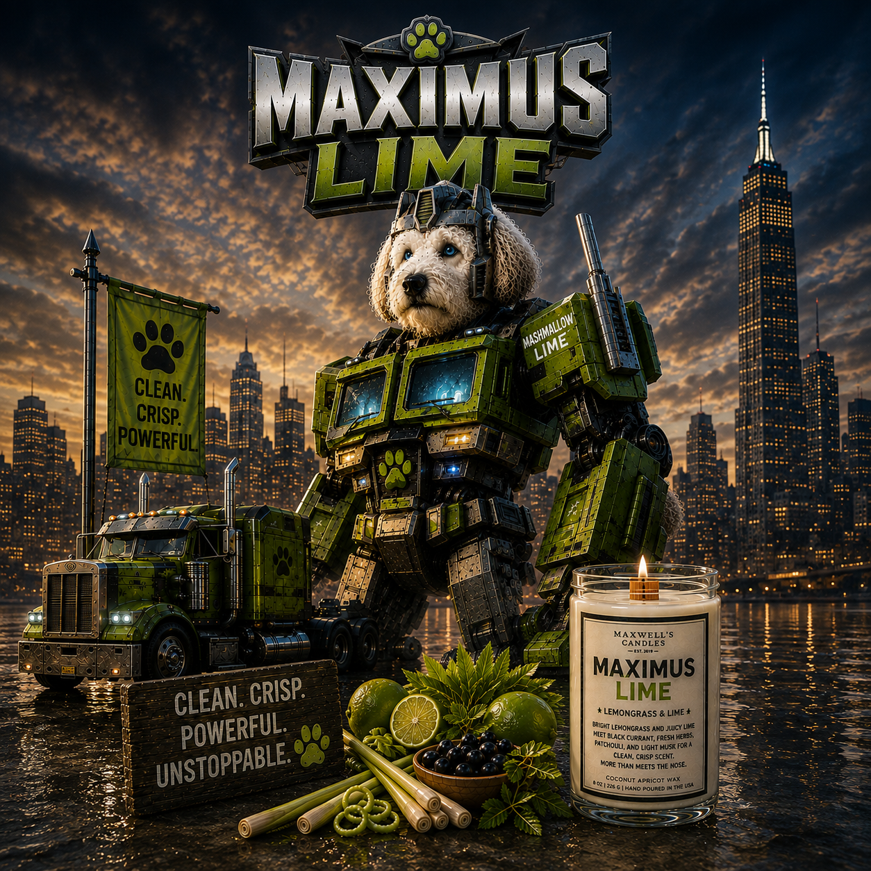 Maxwell with Maximus Lime