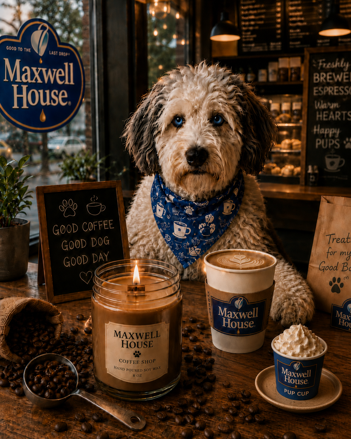 Maxwell with Maxwell House