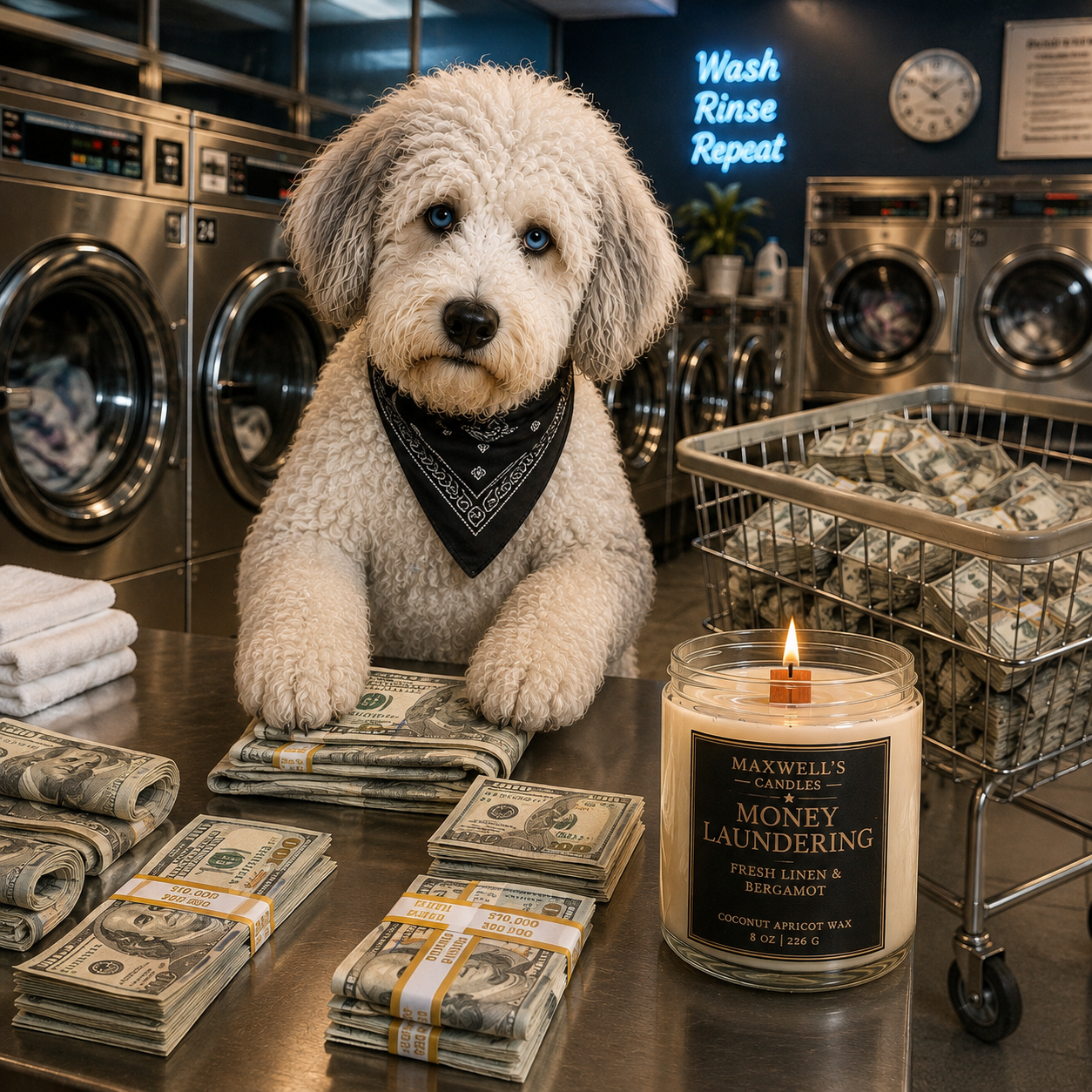 Maxwell with Money Laundering