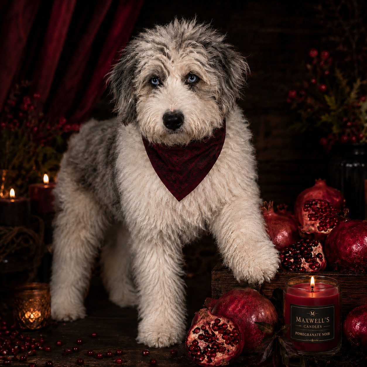 Maxwell with Pomegranate Noir
