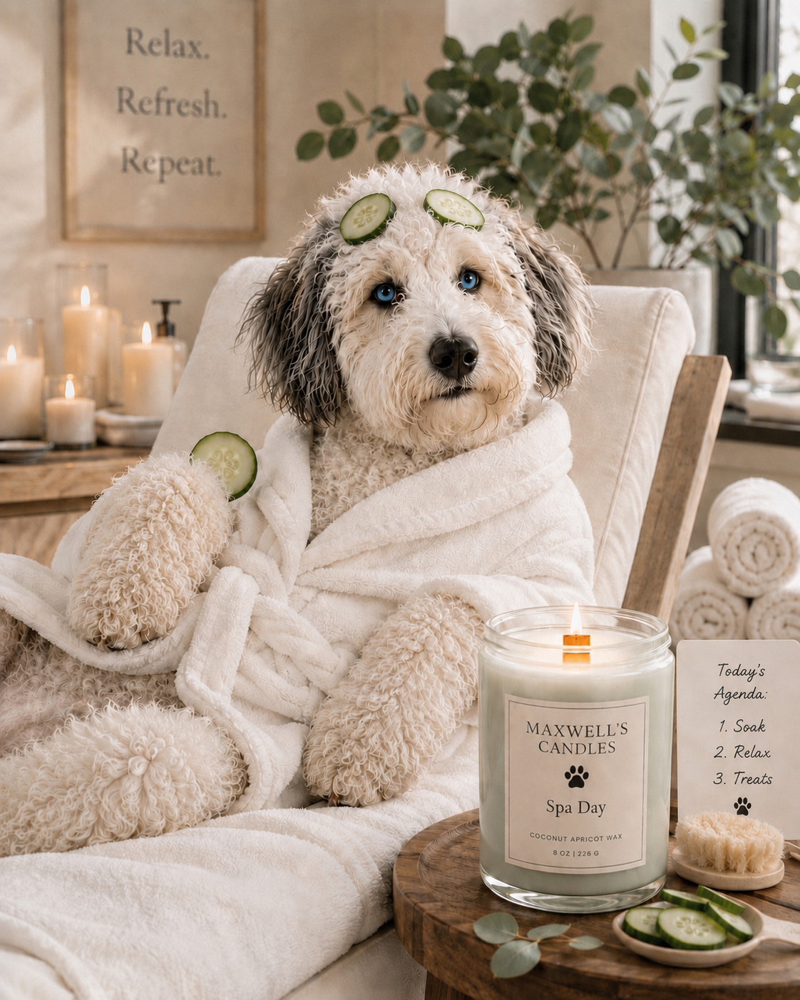 Maxwell with Spa Day
