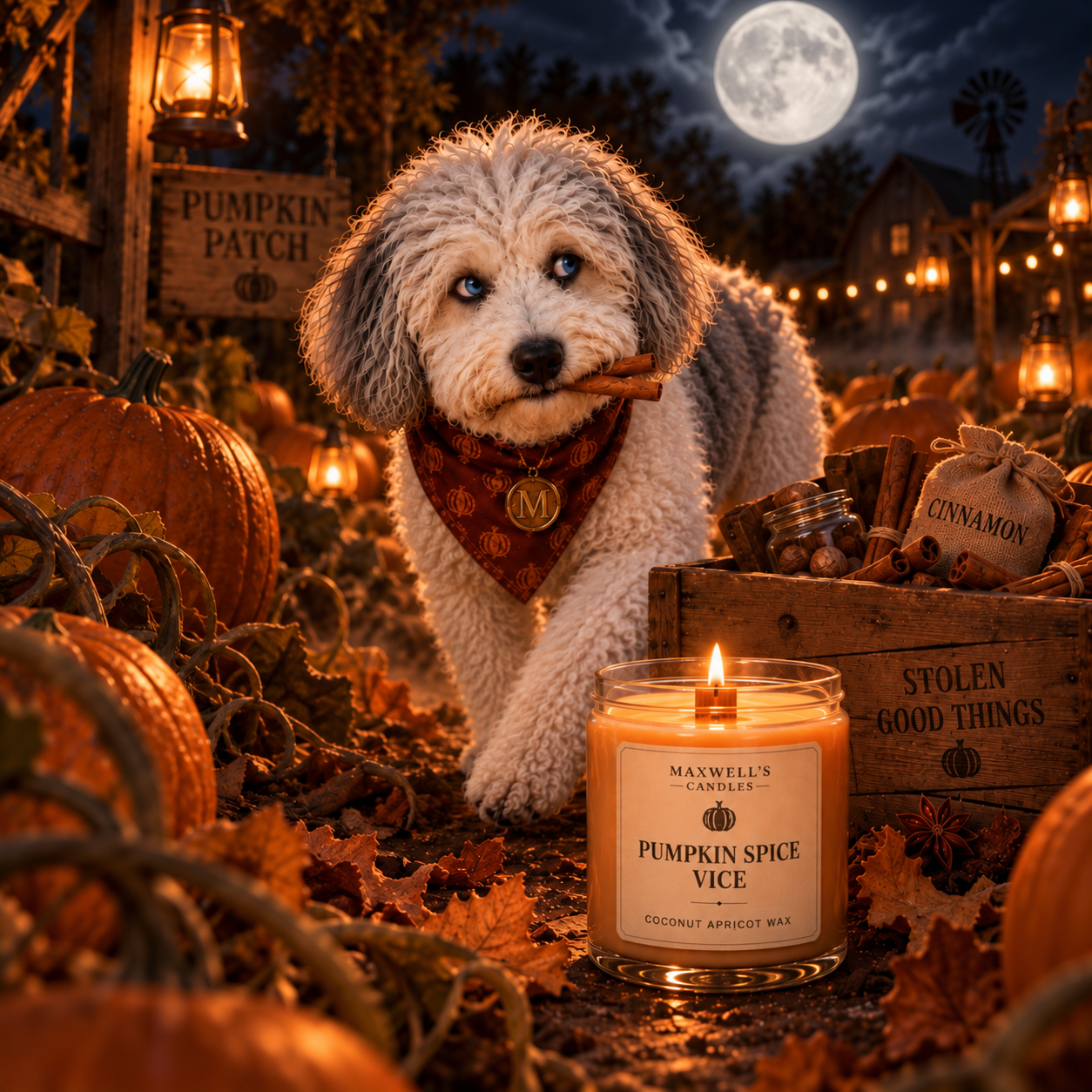 Maxwell with Toasted Pumpkin Spice Vice